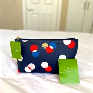 KATE SPADE COBBLESTONE PARK SHILOH COSMETIC CASE